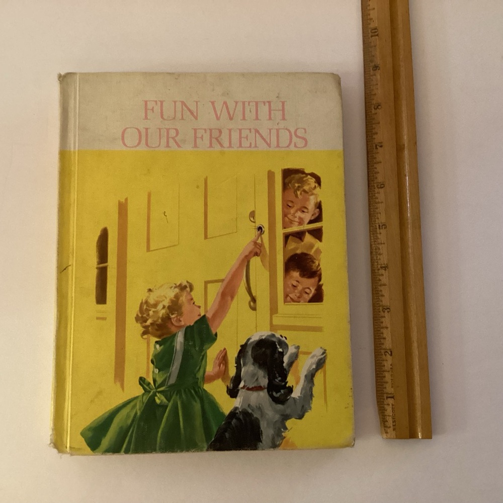 Vintage 1962 Dick and Jane the new basic reader Fun with our friends - Picture 11 of 14